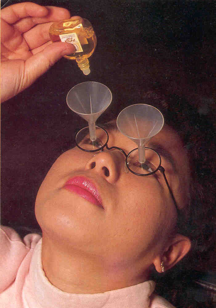 GLASSES FOR EYE DROPS