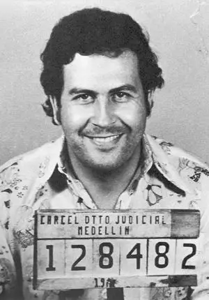colombian druglord Pablo Escobar