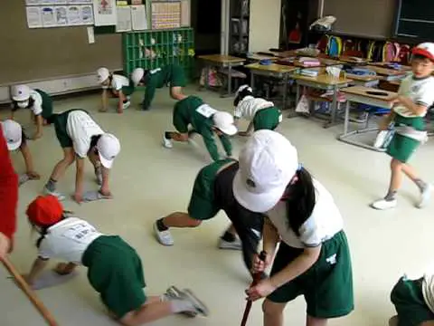 Most Japanese schools do not employ janitors or custodians