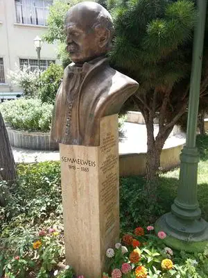 Semmelweis statue at the University of Tehran © MohammadJV98
