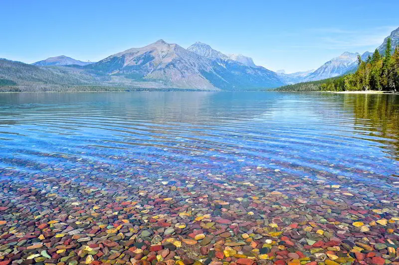 The Colored Pebbles of Lake McDonald 4 Lake McDonald
