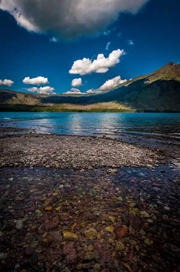 The Colored Pebbles of Lake McDonald 5 Lake McDonald