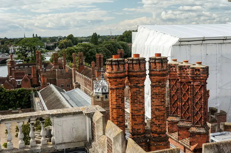 The Amazingly Decorative Chimneys of Hampton Court Palace 4 ©Karli Watson/flickr