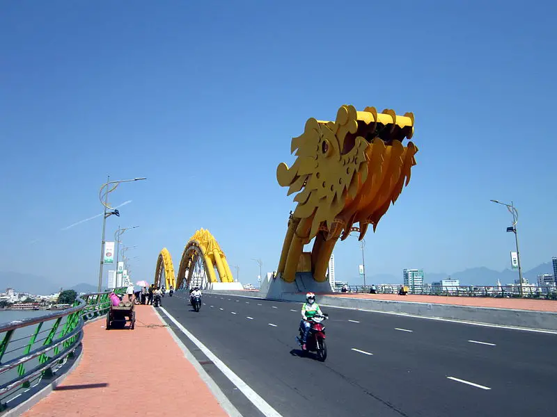 Vietnamese Bridge is Nothing, But a Giant Dragon That Releases FIRE! 3 dragon bridge